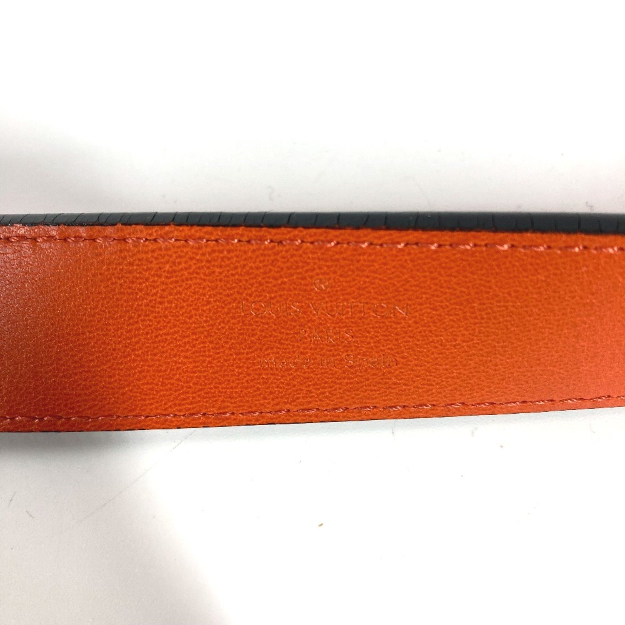 Louis Vuitton M9749V Epi belt Orange Navy x Green