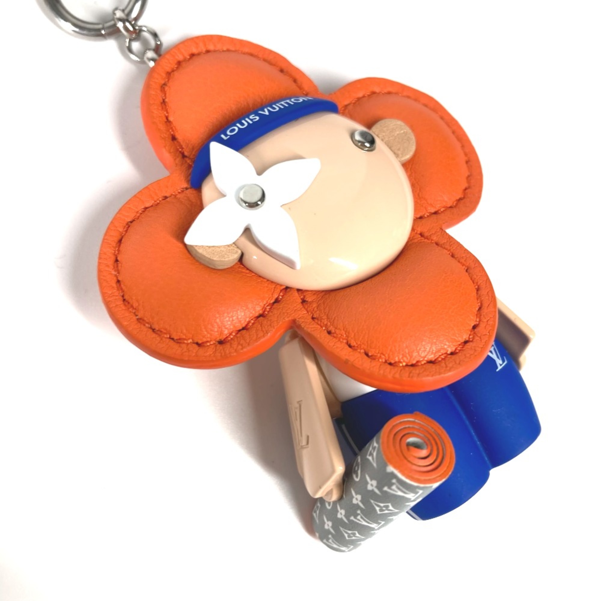 Louis Vuitton M01198 Bag Charm Key Holder Orange blue