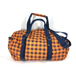 Louis Vuitton N41232 Damier van tulle 2WAY Shoulder Bag Duffle Bag Orange Navy