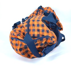 Louis Vuitton N41232 Damier van tulle 2WAY Shoulder Bag Duffle Bag Orange Navy