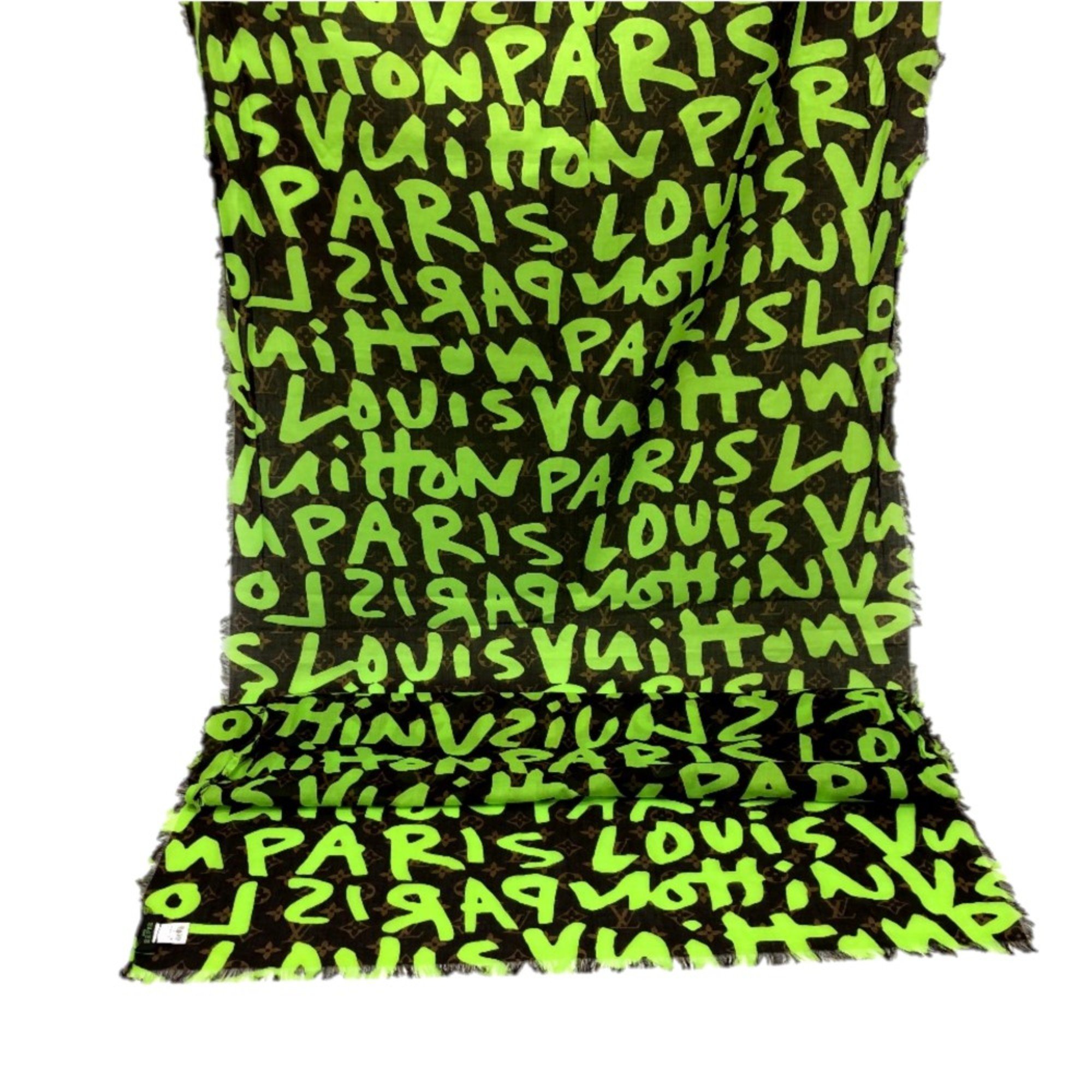 Louis Vuitton M72387 Monogram Scarf shawl Vert Green