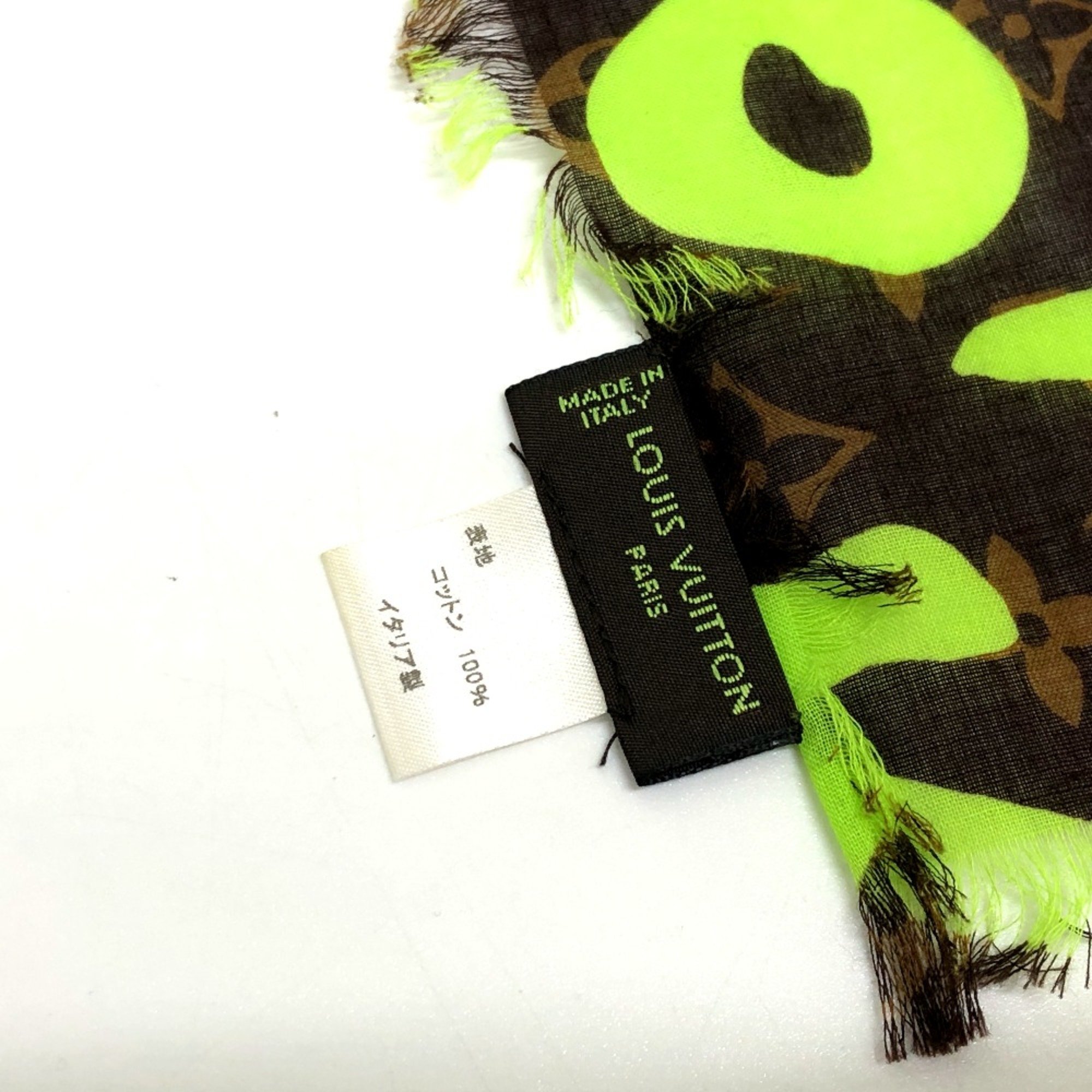 Louis Vuitton M72387 Monogram Scarf shawl Vert Green