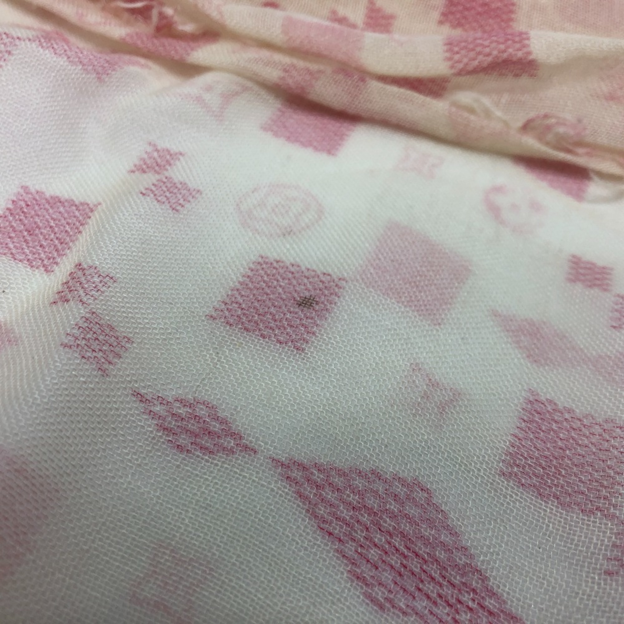 Louis Vuitton M72578 Damier Stole/Shawl pink