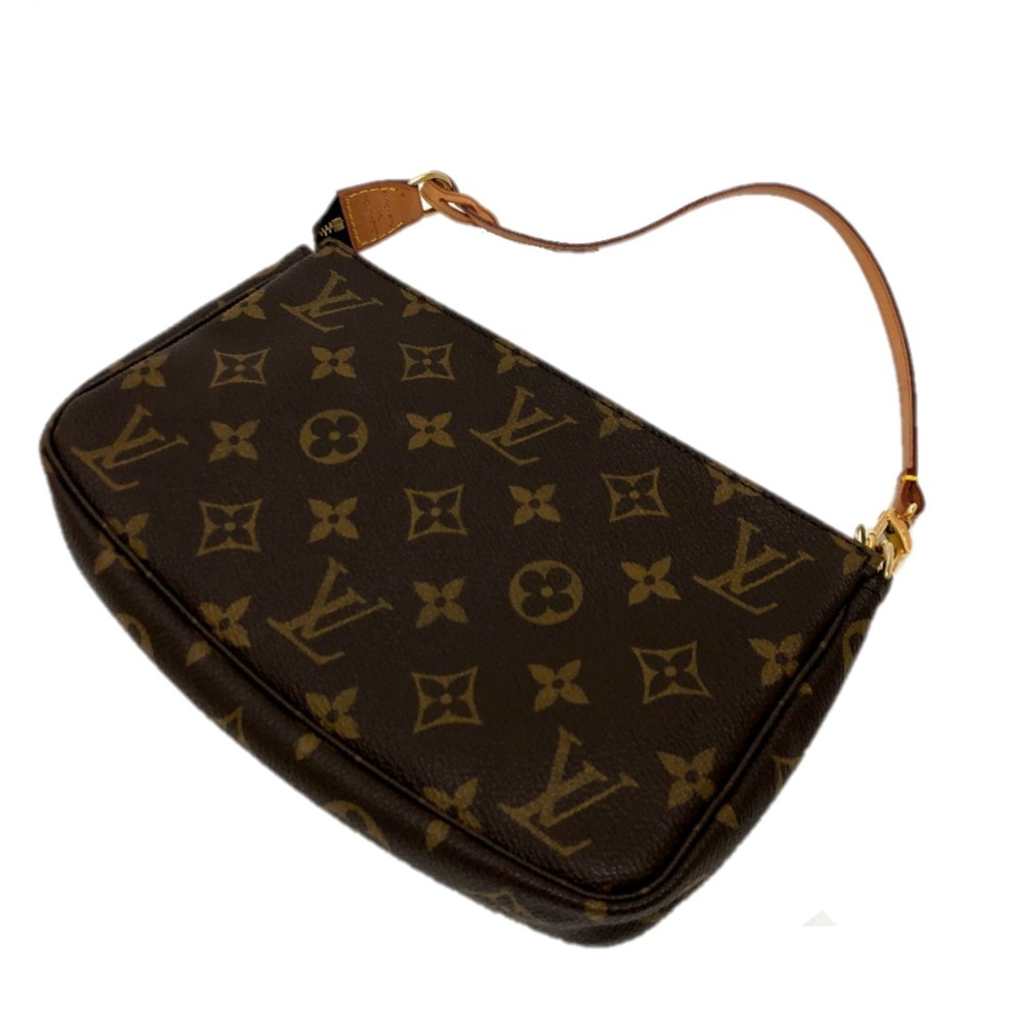 Louis Vuitton M51980 Pochette-Accessoires bag Accessory pouch Brown GoldHardware