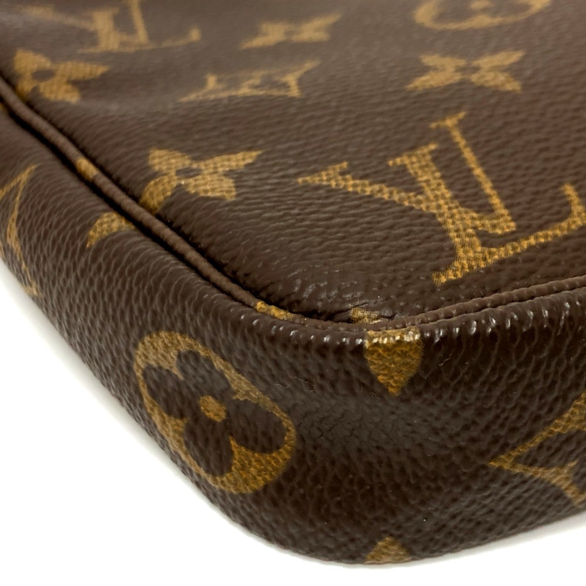 Louis Vuitton M51980 Pochette-Accessoires bag Accessory pouch Brown GoldHardware