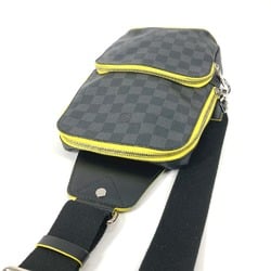 Louis Vuitton N42424 Damier Graphite cross body bag bag Shoulder Bag Black yellow