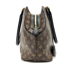 Louis Vuitton M40504 Monogram Shoulder bag Tote Bag Brown Black/Blue/GoldHardware