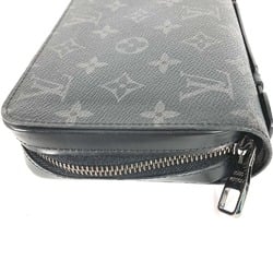 Louis Vuitton M61698 MonogramEclipse Travel Case Hand Bag Long Wallet Long Wallet Black