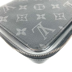 Louis Vuitton M61698 MonogramEclipse Travel Case Hand Bag Long Wallet Long Wallet Black