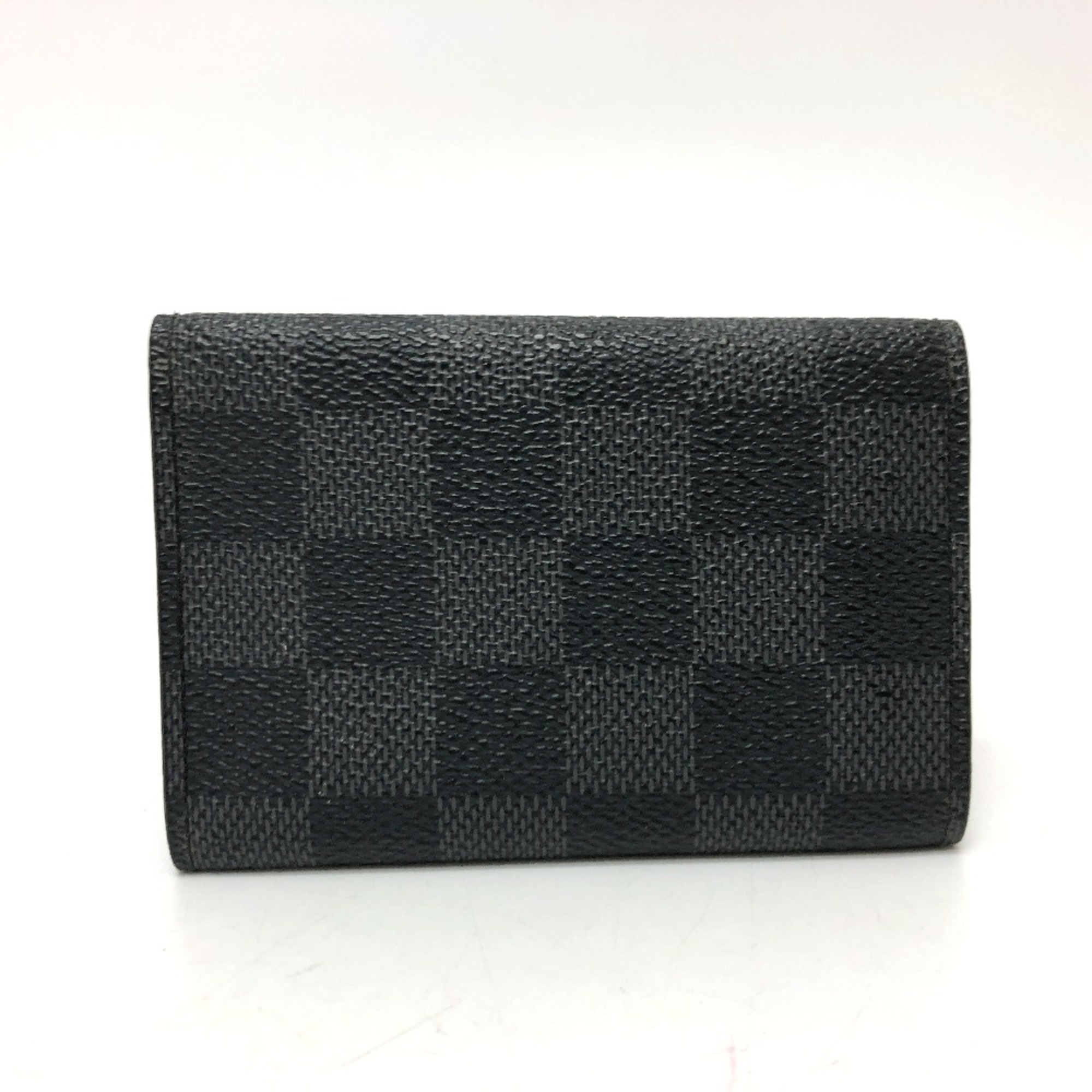 Louis Vuitton N62662 Damier Graphite 6 key case Key Case Black SilverHardware