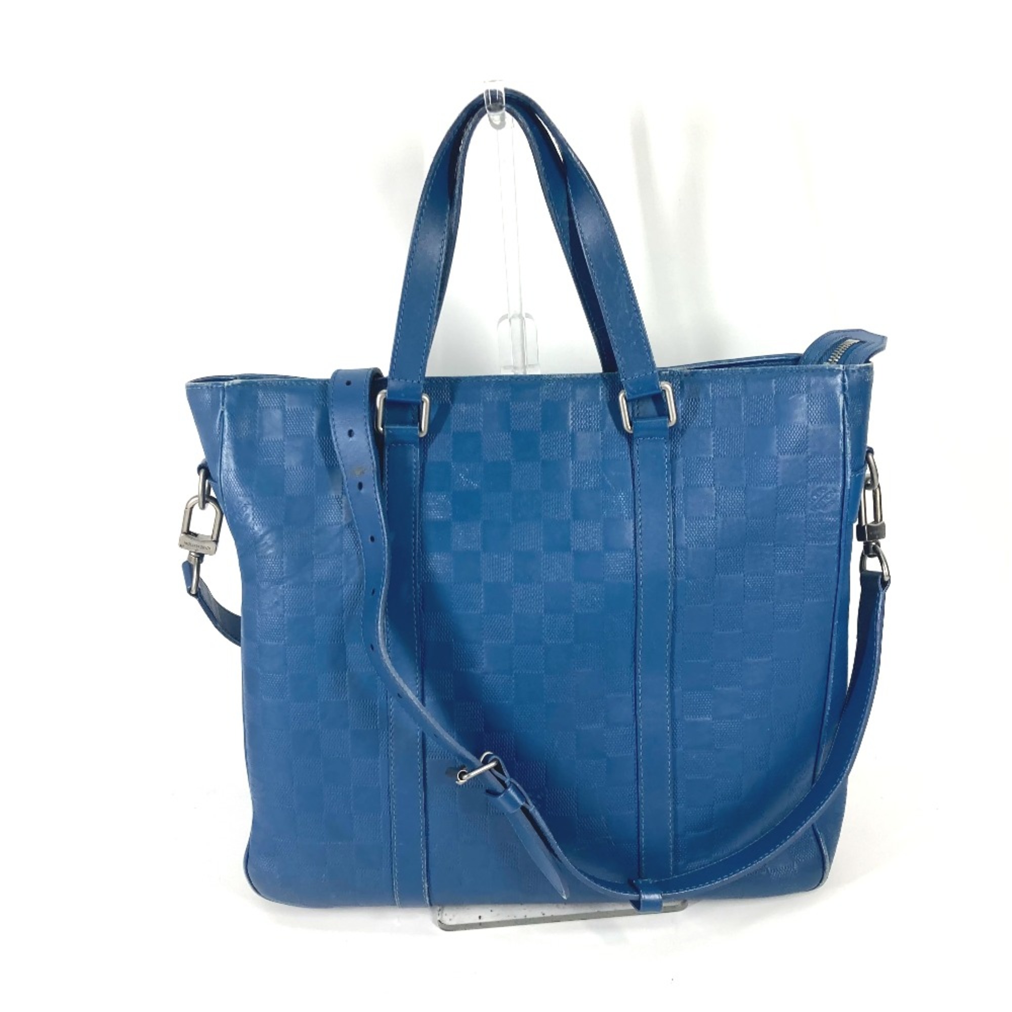 Louis Vuitton N41352 Damier Infini 2WAY Shoulder Bag shoulder Tote Bag Neptune blue