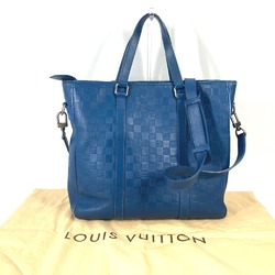 Louis Vuitton N41352 Damier Infini 2WAY Shoulder Bag shoulder Tote Bag Neptune blue