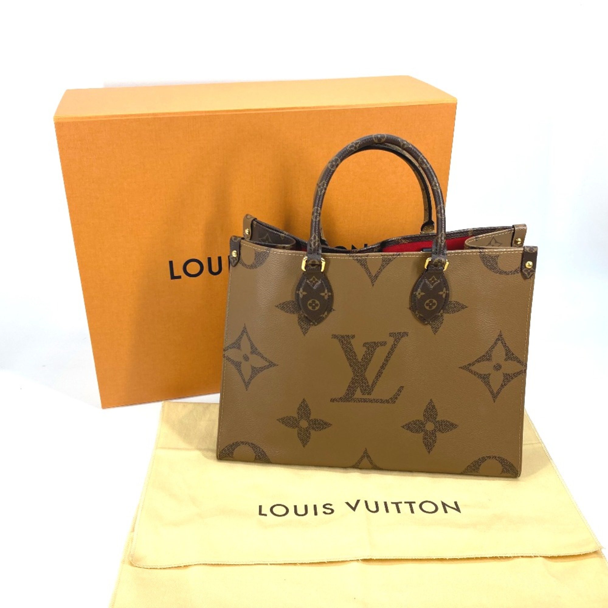 Louis Vuitton M45321 Monogram Shoulder Bag 2WAY bag shoulder bag Tote Bag Brown