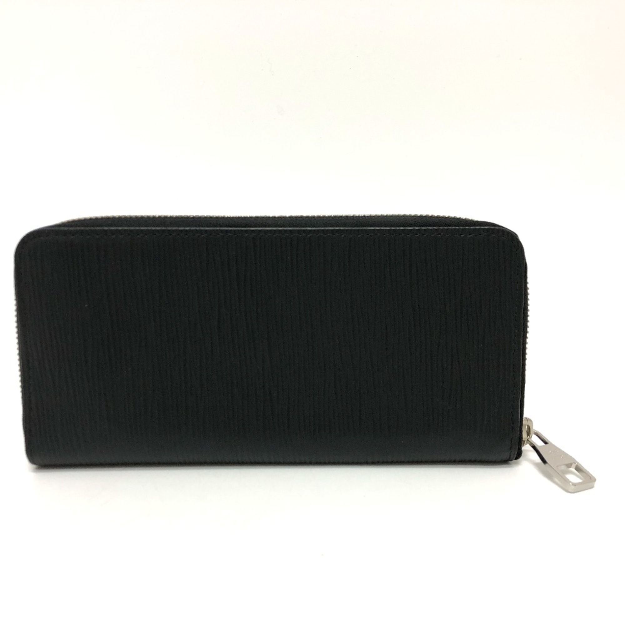 Louis Vuitton M60965 Epi Zip Around Long Wallet Black SilverHardware