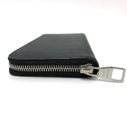 Louis Vuitton M60965 Epi Zip Around Long Wallet Black SilverHardware