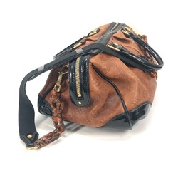 Louis Vuitton M95299 Monogram emboss Hand Bag Bag 2WAY Shoulder Bag Crossbody Duffle Bag Brown