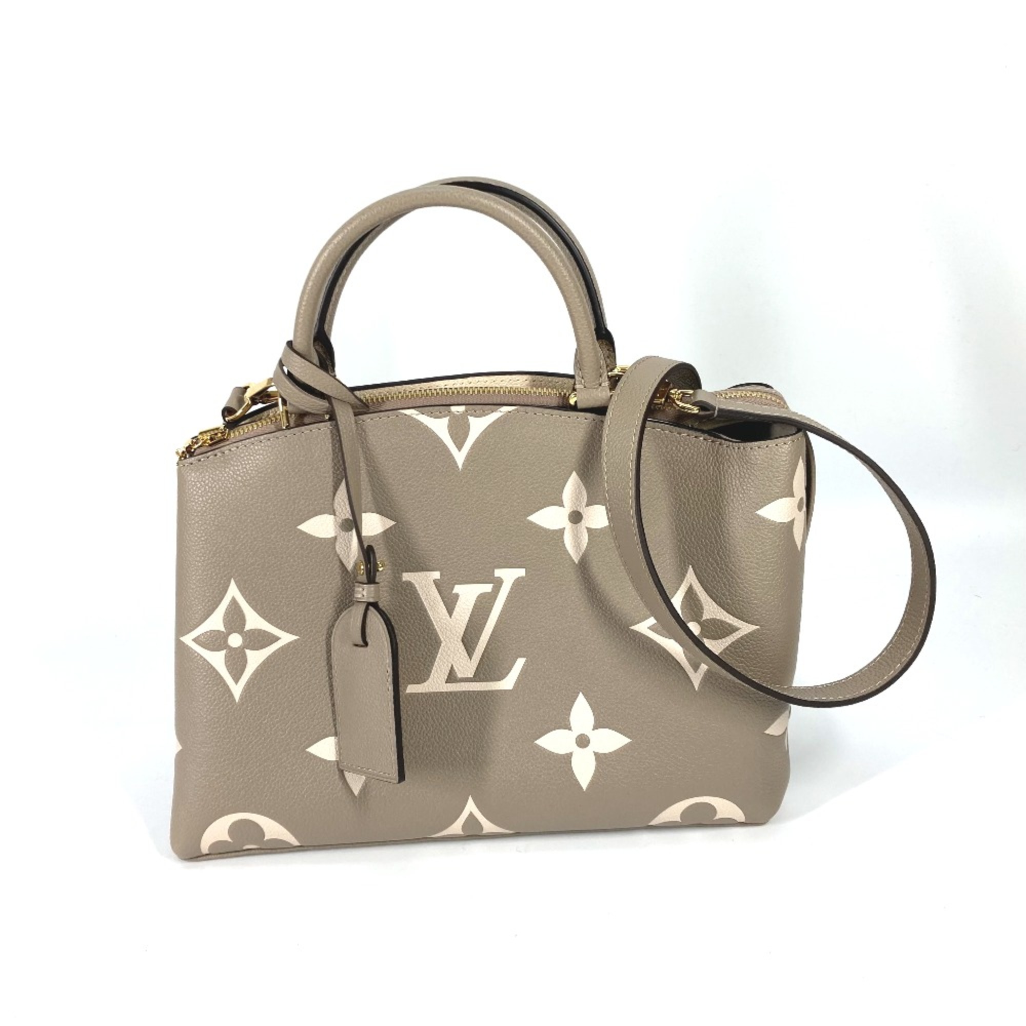 Louis Vuitton M58914 MonogramEmpreinte 2WAY Shoulder Bag Bag Crossbody Hand Bag Turtrail claims Beige