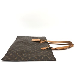 Louis Vuitton M47028 Monogram Tote Bag Brown GoldHardware