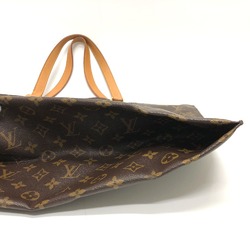 Louis Vuitton M47028 Monogram Tote Bag Brown GoldHardware