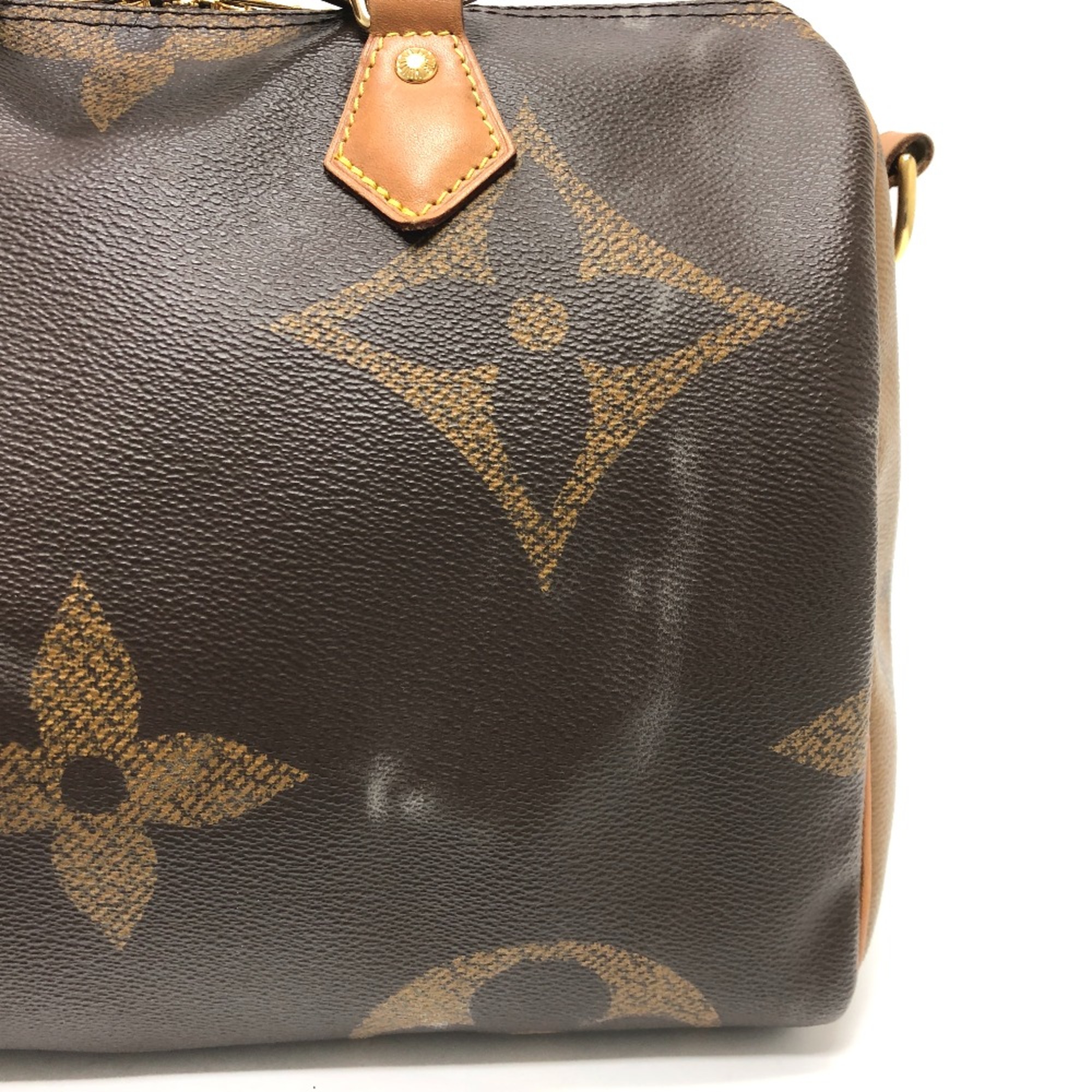 Louis Vuitton M44602 Monogram Giant Mini Duffle Bag Hand Bag Brown GoldHardware