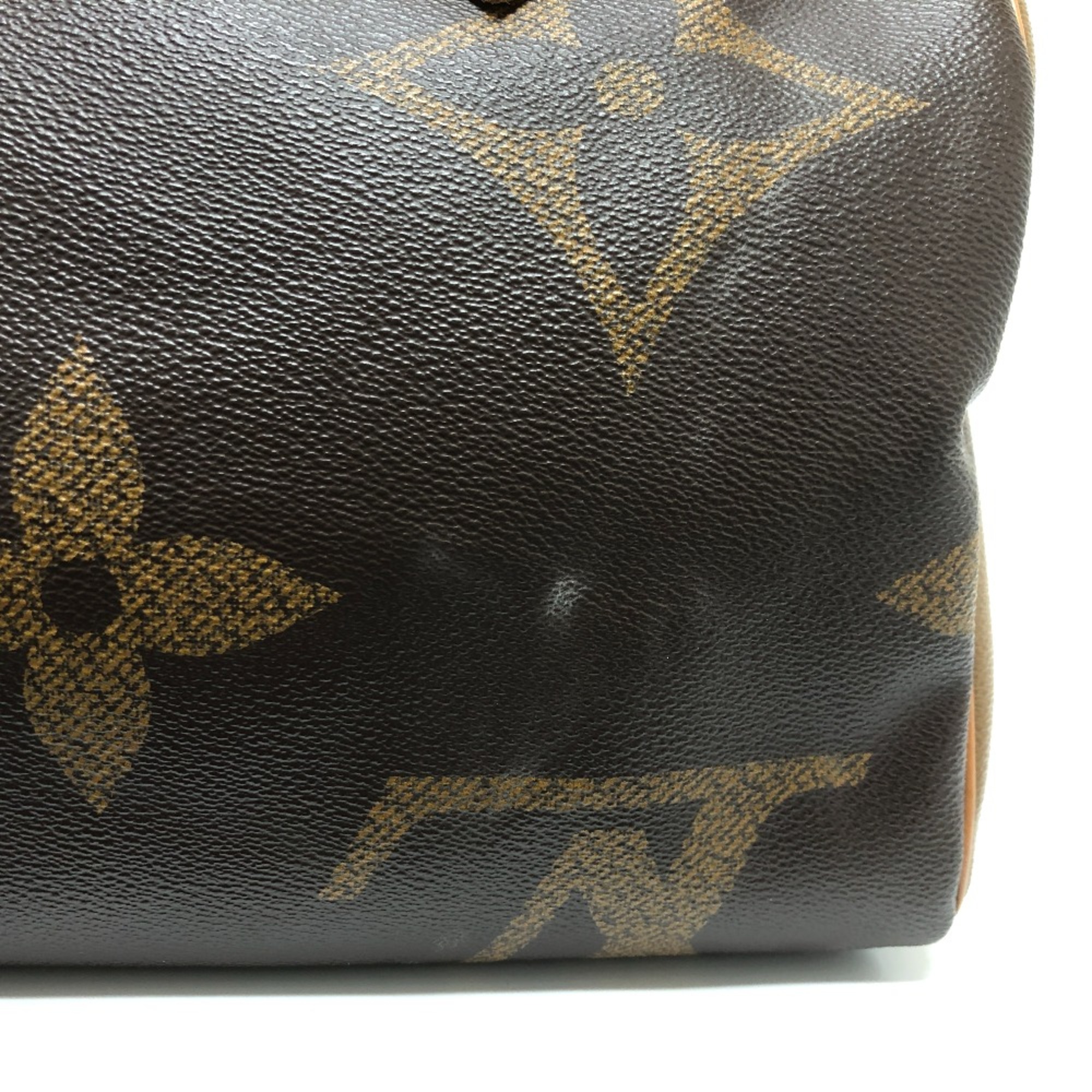 Louis Vuitton M44602 Monogram Giant Mini Duffle Bag Hand Bag Brown GoldHardware