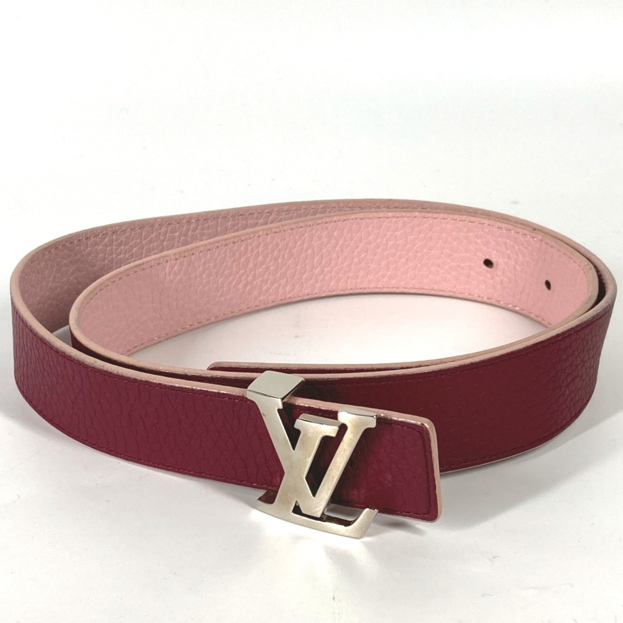 Louis Vuitton M6117W belt Light pink Wine red Based