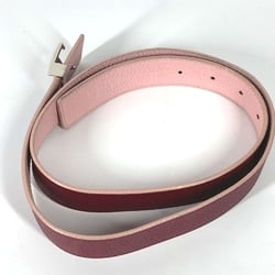 Louis Vuitton M6117W belt Light pink Wine red Based