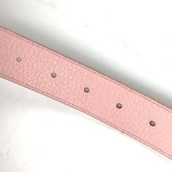 Louis Vuitton M6117W belt Light pink Wine red Based