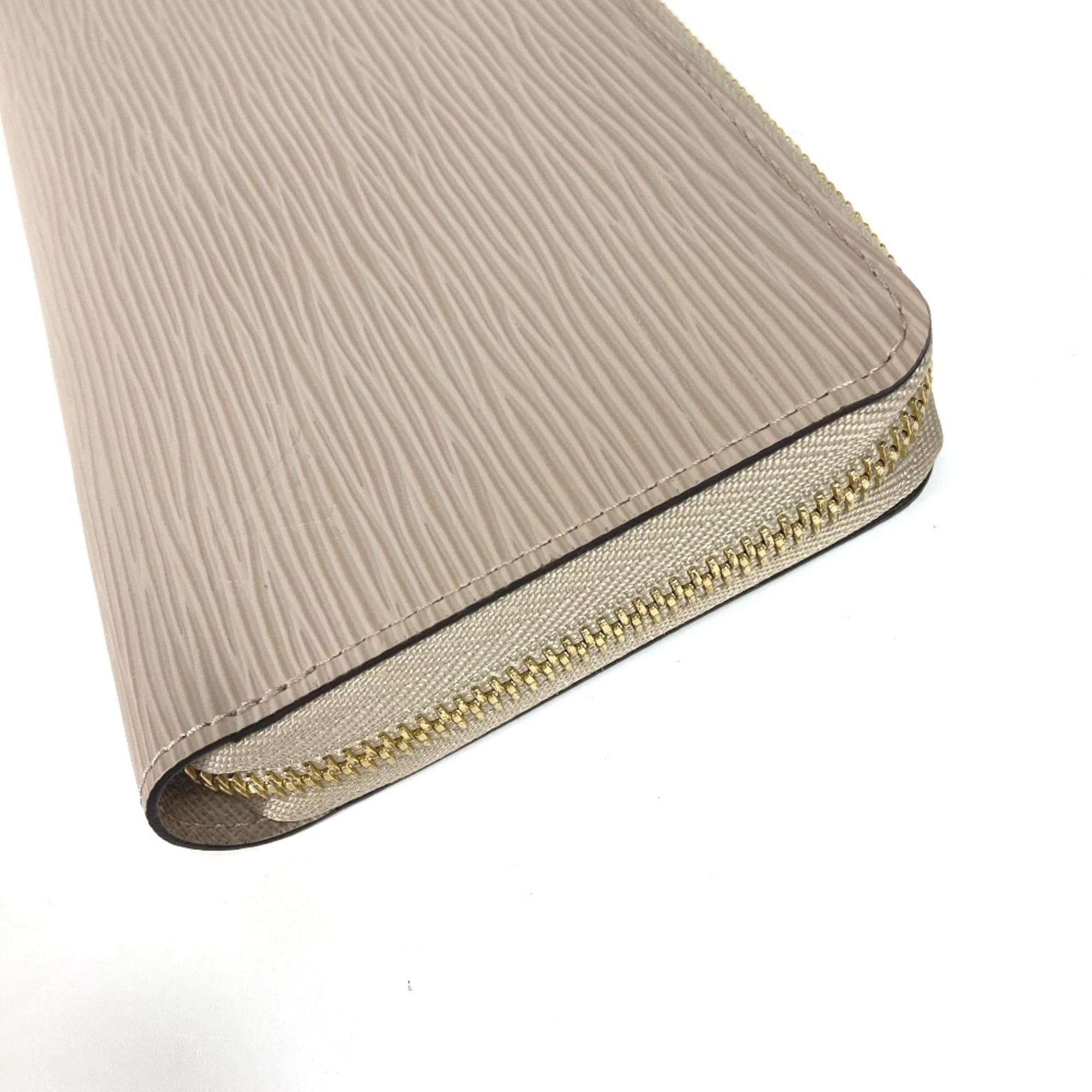 Louis Vuitton M67805 Epi Zip Around Long Wallet Galet Beige