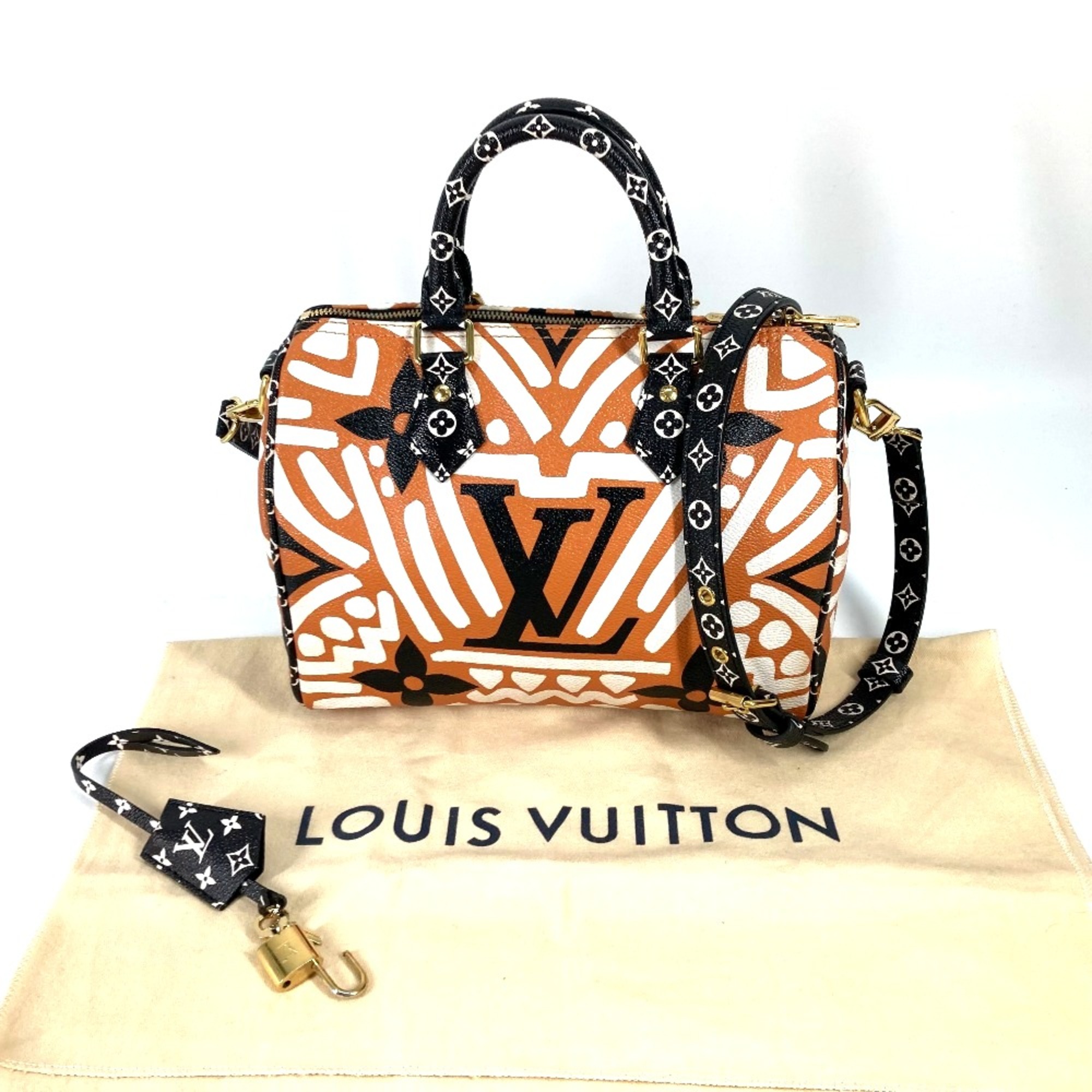 Louis Vuitton M56588 LV Clafoutis Shoulder Bag Bag Crossbody Hand Bag Brown White eLADY Globazone