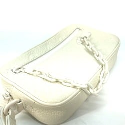 Louis Vuitton M53551 MonogramEmpreinte Clutch Bag with Strap Chain Clutch bag White