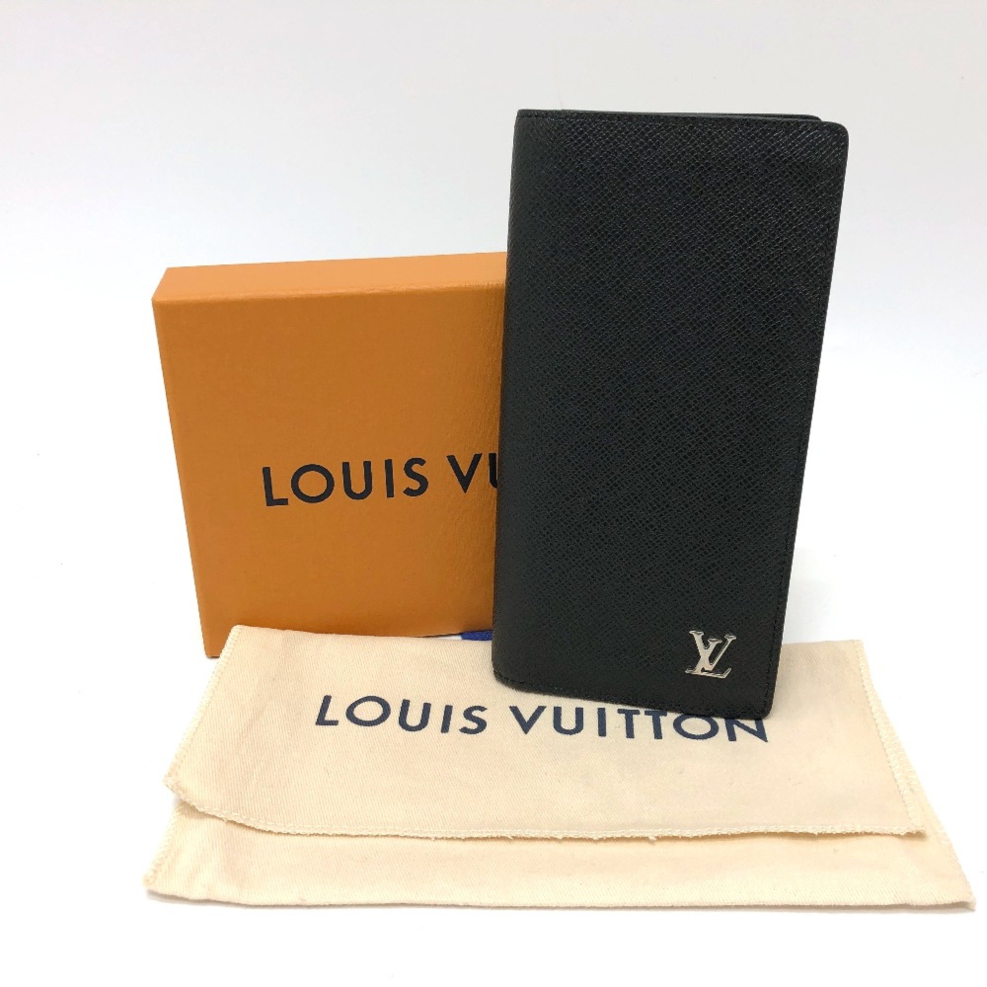 Louis Vuitton M30285 Long Wallet Black SilverHardware