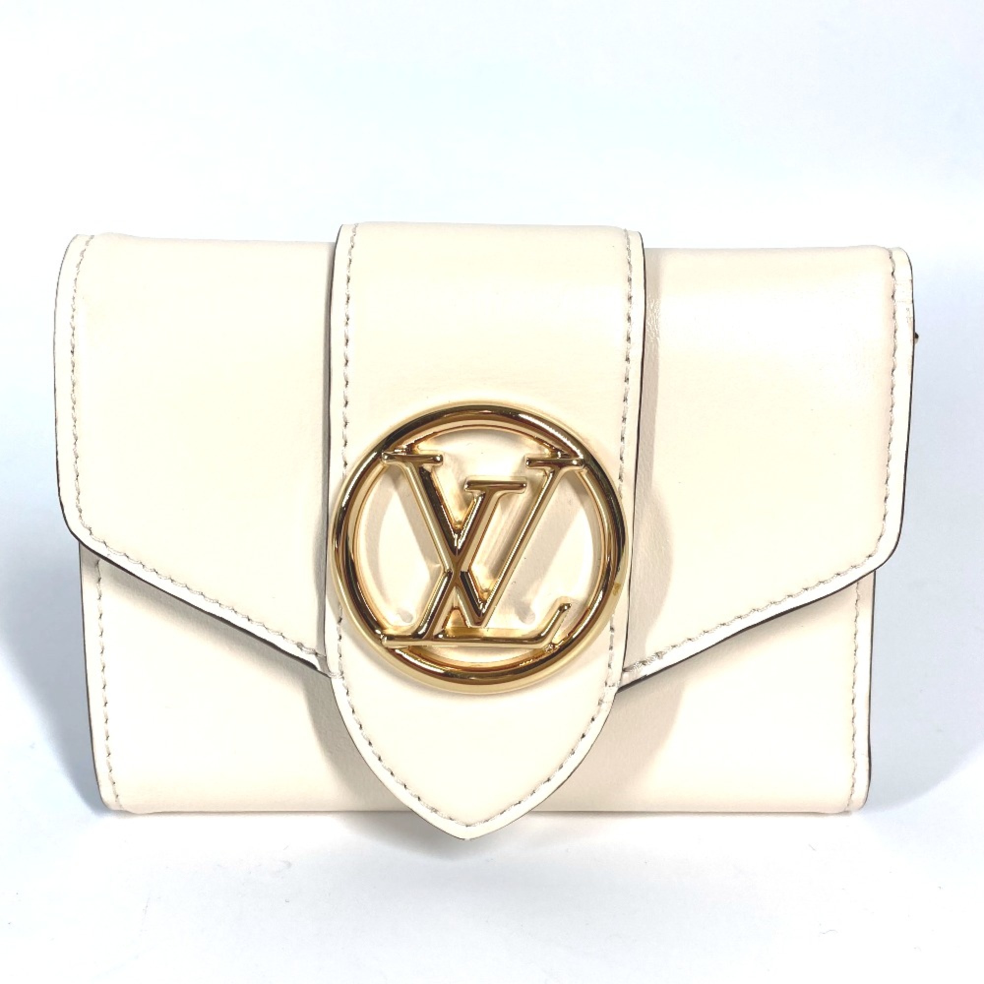 Louis Vuitton M69176 Compact wallet Trifold wallet claim Beige