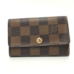 Louis Vuitton N62630 Damier 6 key case Key Case Ebene Brown GoldHardware