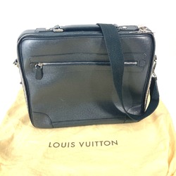 Louis Vuitton M32522 Taiga 2WAY Hand Bag Crossbody Shoulder Bag Business bag Ardoise Black