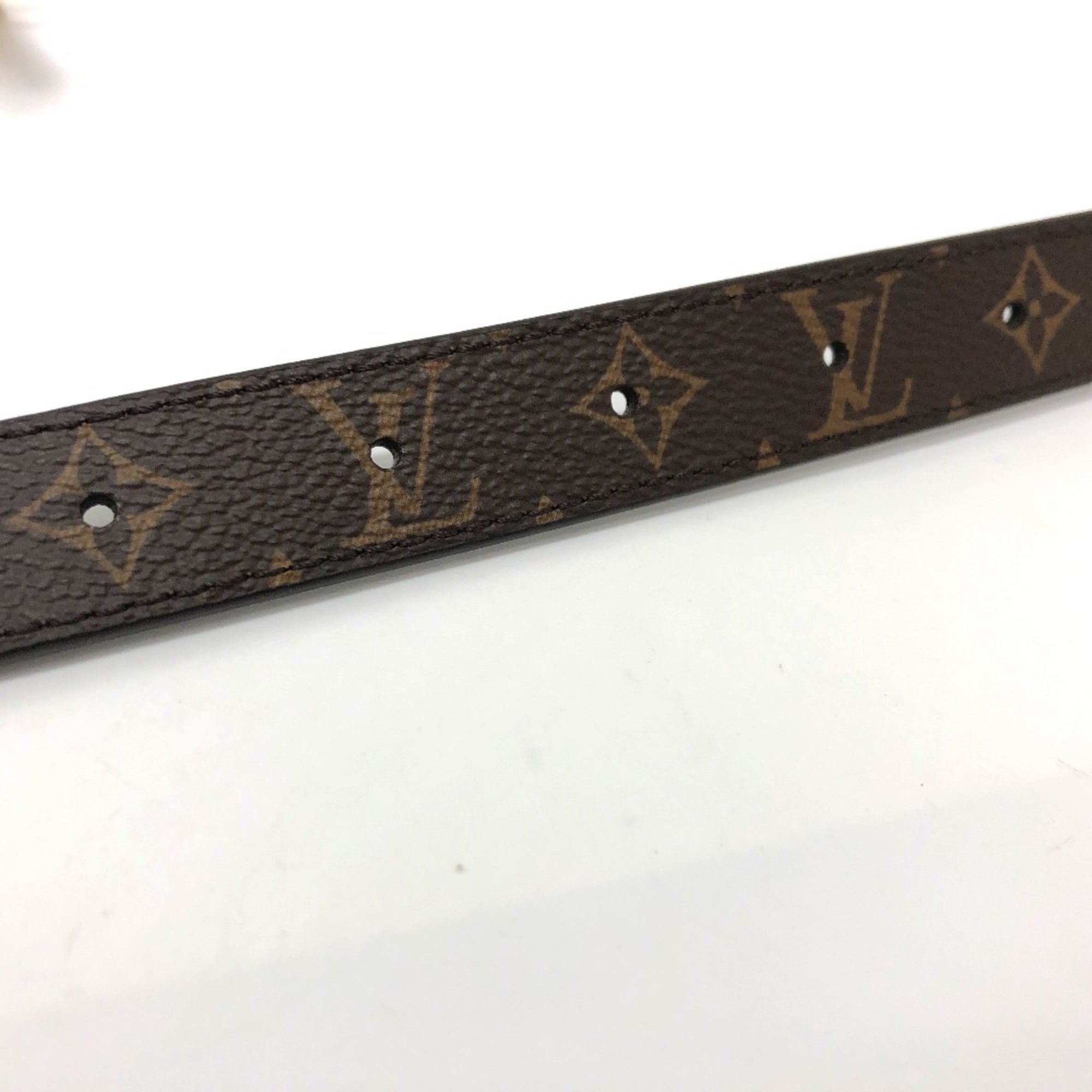 Louis Vuitton M0595V Monogram belt Brown GoldHardware