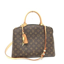 Louis Vuitton M45898 2WAY bag Hand Bag Brown Red/GoldHardware