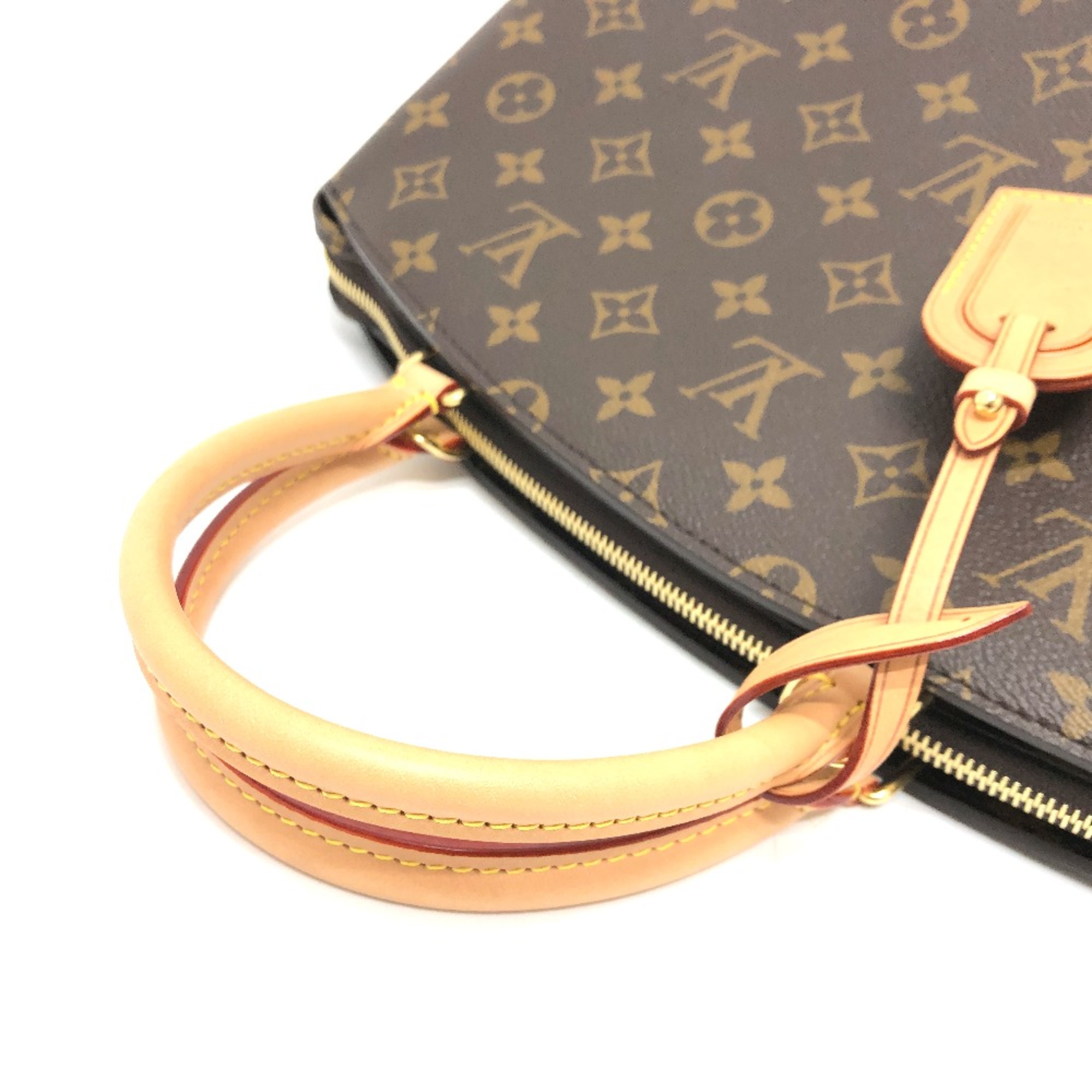 Louis Vuitton M45898 2WAY bag Hand Bag Brown Red/GoldHardware