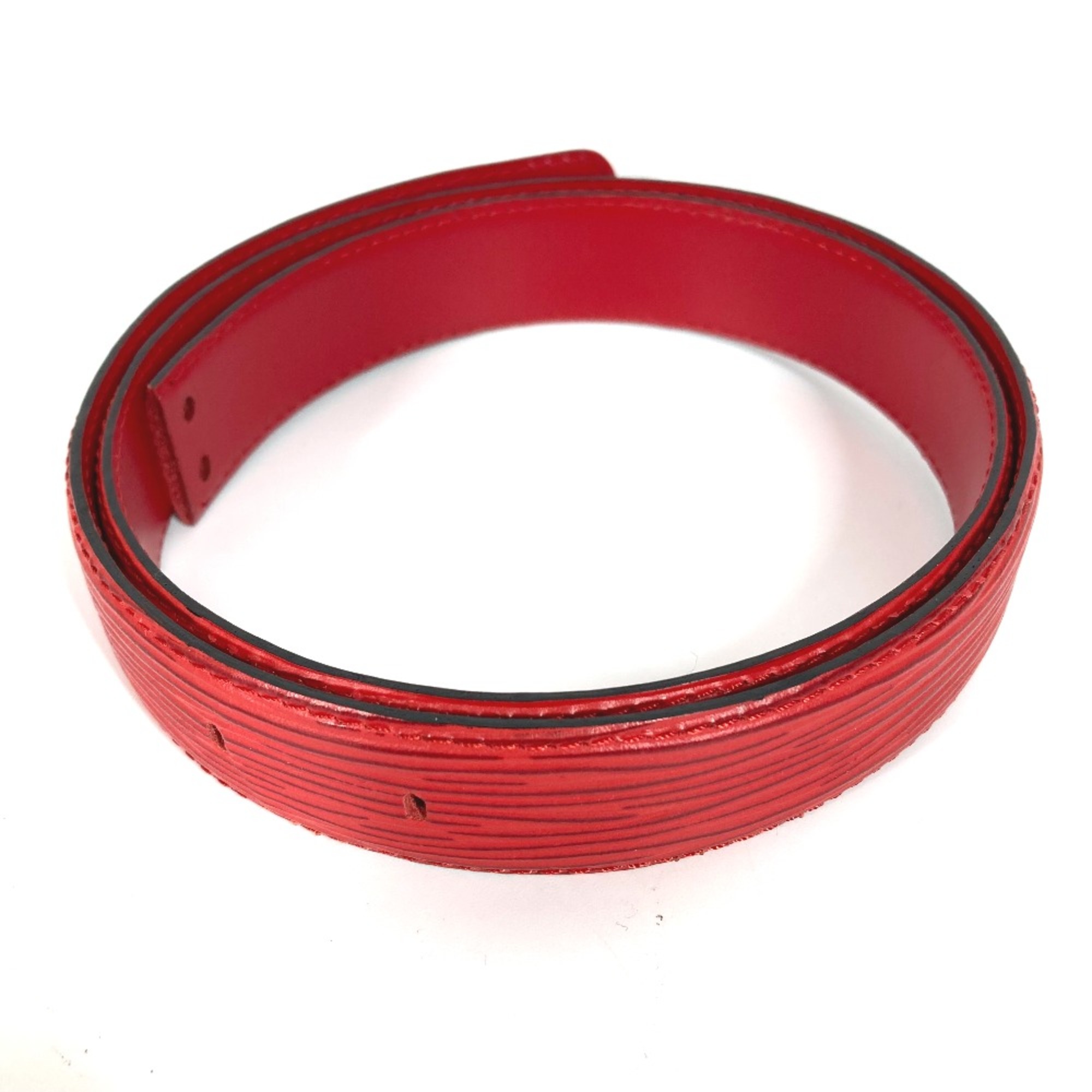 Louis Vuitton Epi belt Castilian red Red