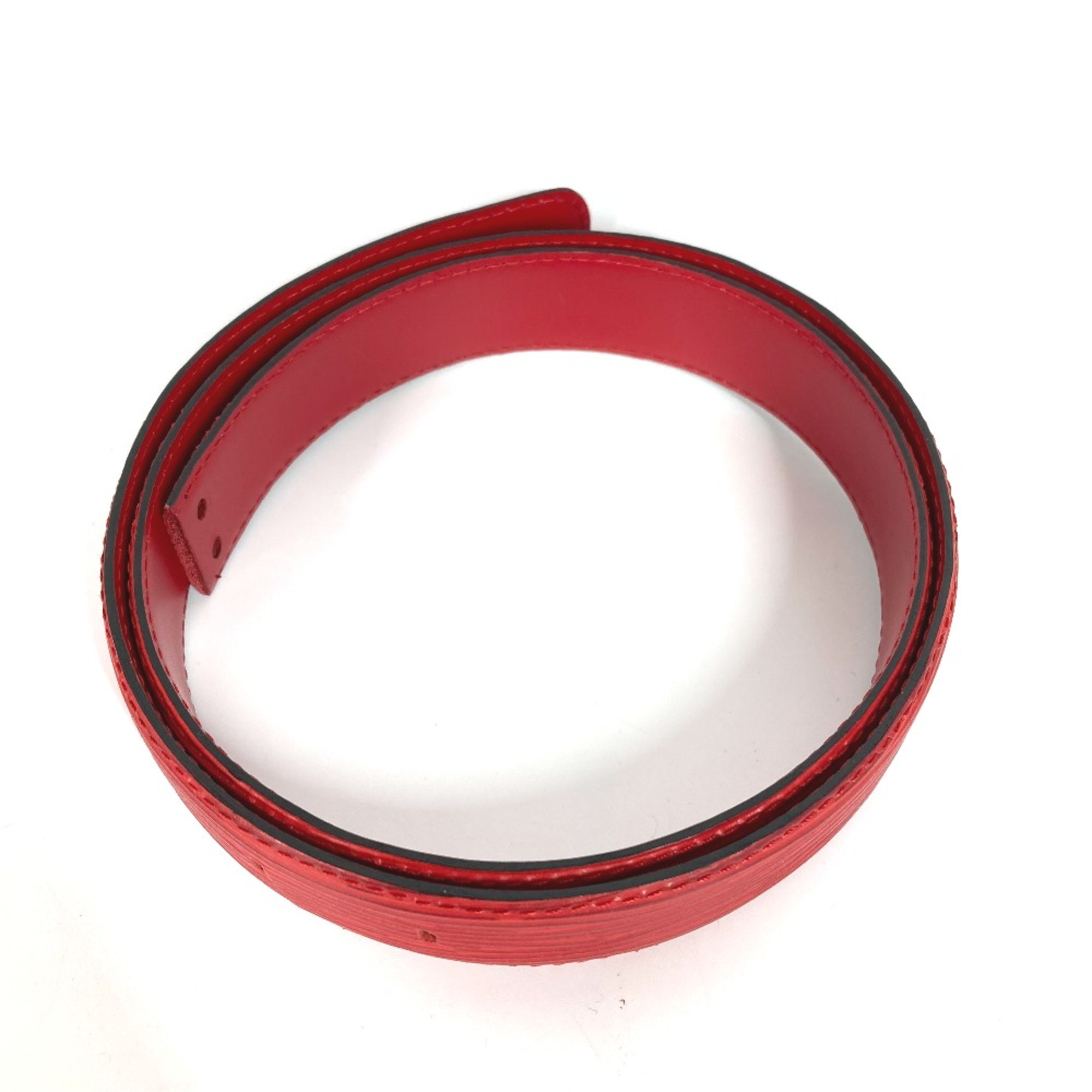 Louis Vuitton Epi belt Castilian red Red