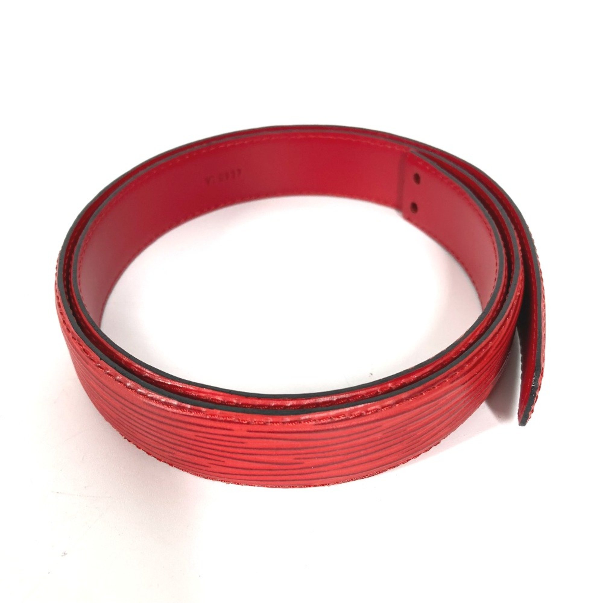 Louis Vuitton Epi belt Castilian red Red