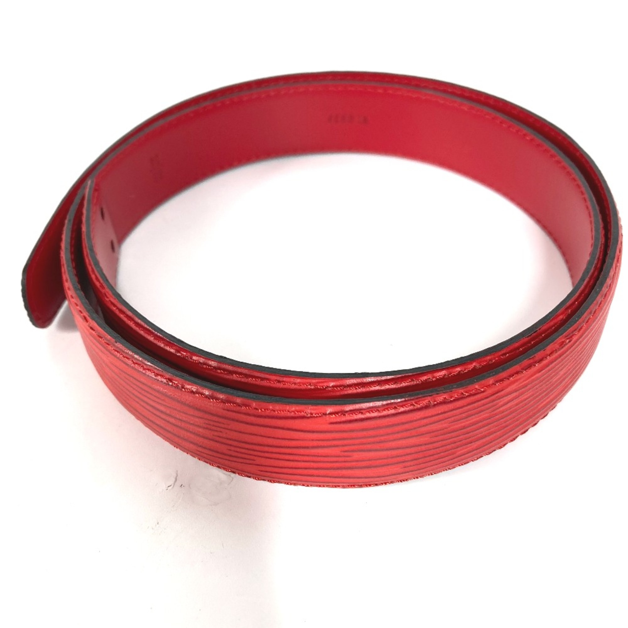 Louis Vuitton Epi belt Castilian red Red