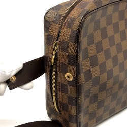 Louis Vuitton N41442 Damier Crossbody Bags Pochette Shoulder Bag Ebene Brown GoldHardware