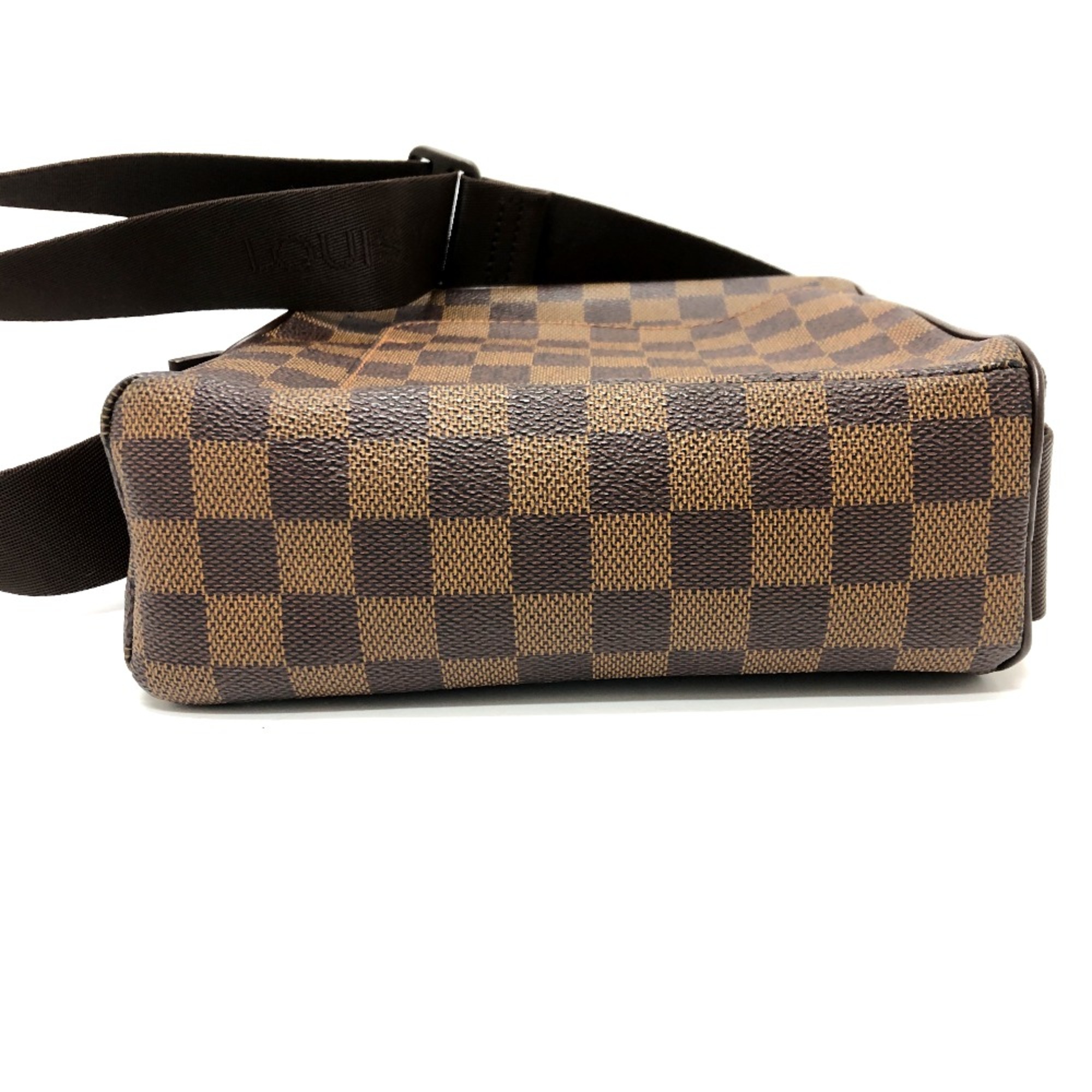 Louis Vuitton N41442 Damier Crossbody Bags Pochette Shoulder Bag Ebene Brown GoldHardware