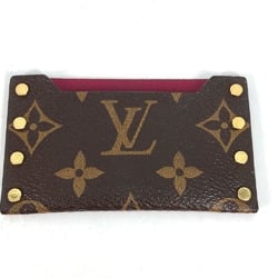 Louis Vuitton M61474 Monogram Portable Mirror Mirror mirror Fuchsia Brown