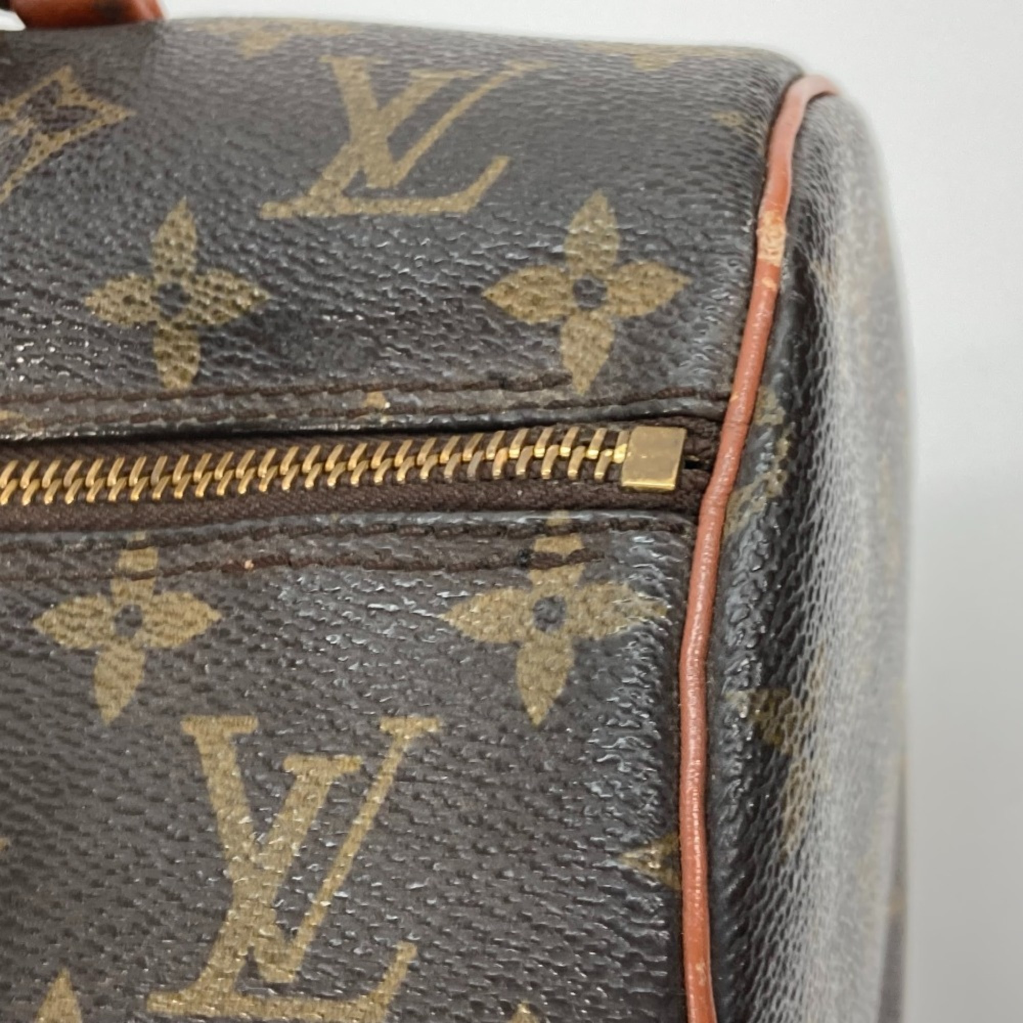 Louis Vuitton M51365 Monogram Old model cylindrical Shoulder Bag Hand Bag Brown