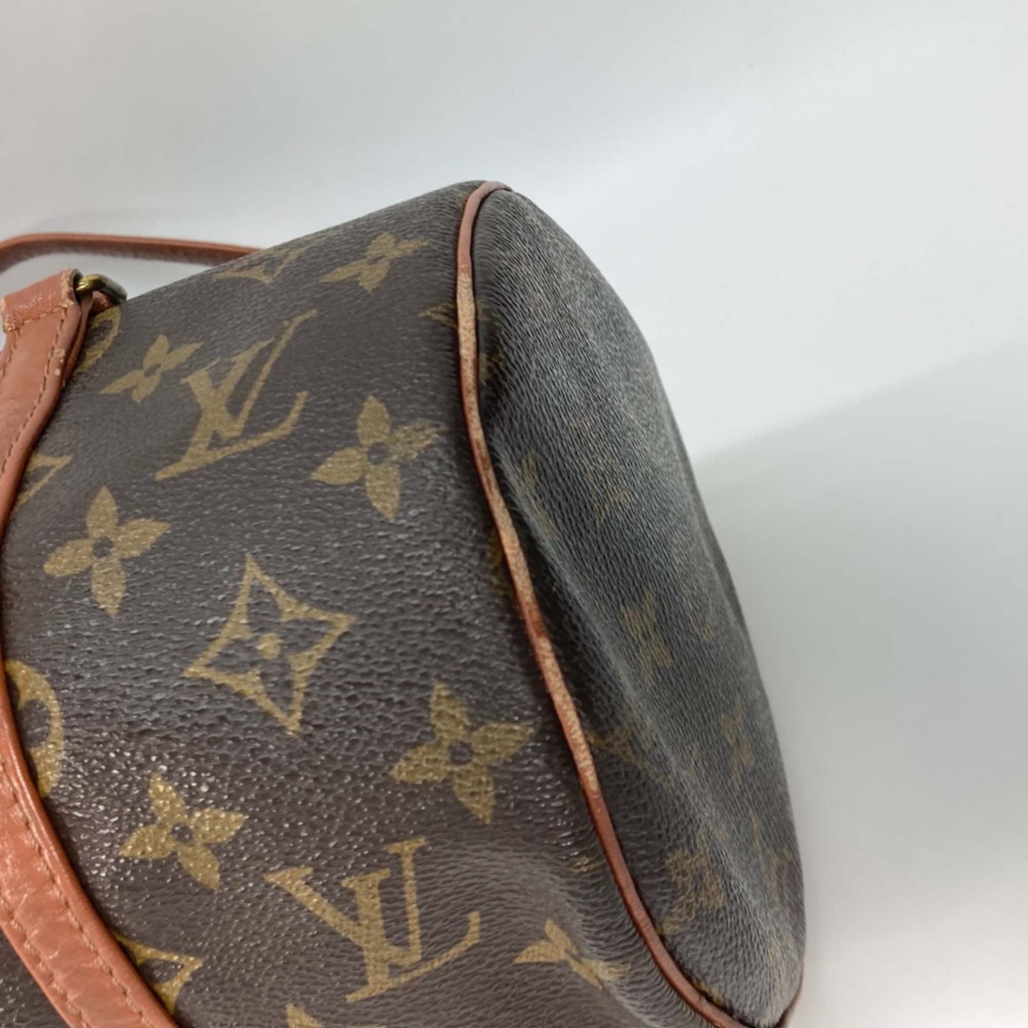 Louis Vuitton M51365 Monogram Old model cylindrical Shoulder Bag Hand Bag Brown