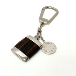 Louis Vuitton M65337 Key ring Bag Charm Brown Silver