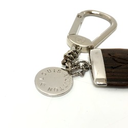 Louis Vuitton M65337 Key ring Bag Charm Brown Silver