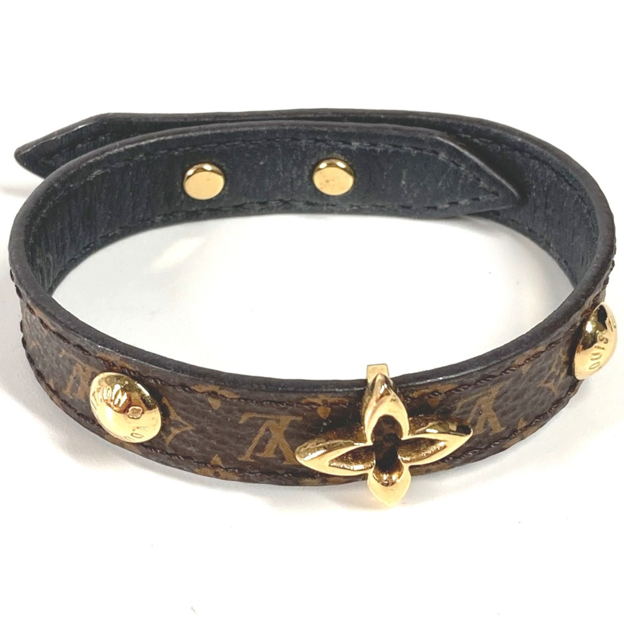 Louis Vuitton M6534F Monogram Bangle accessories Bracelet Brown